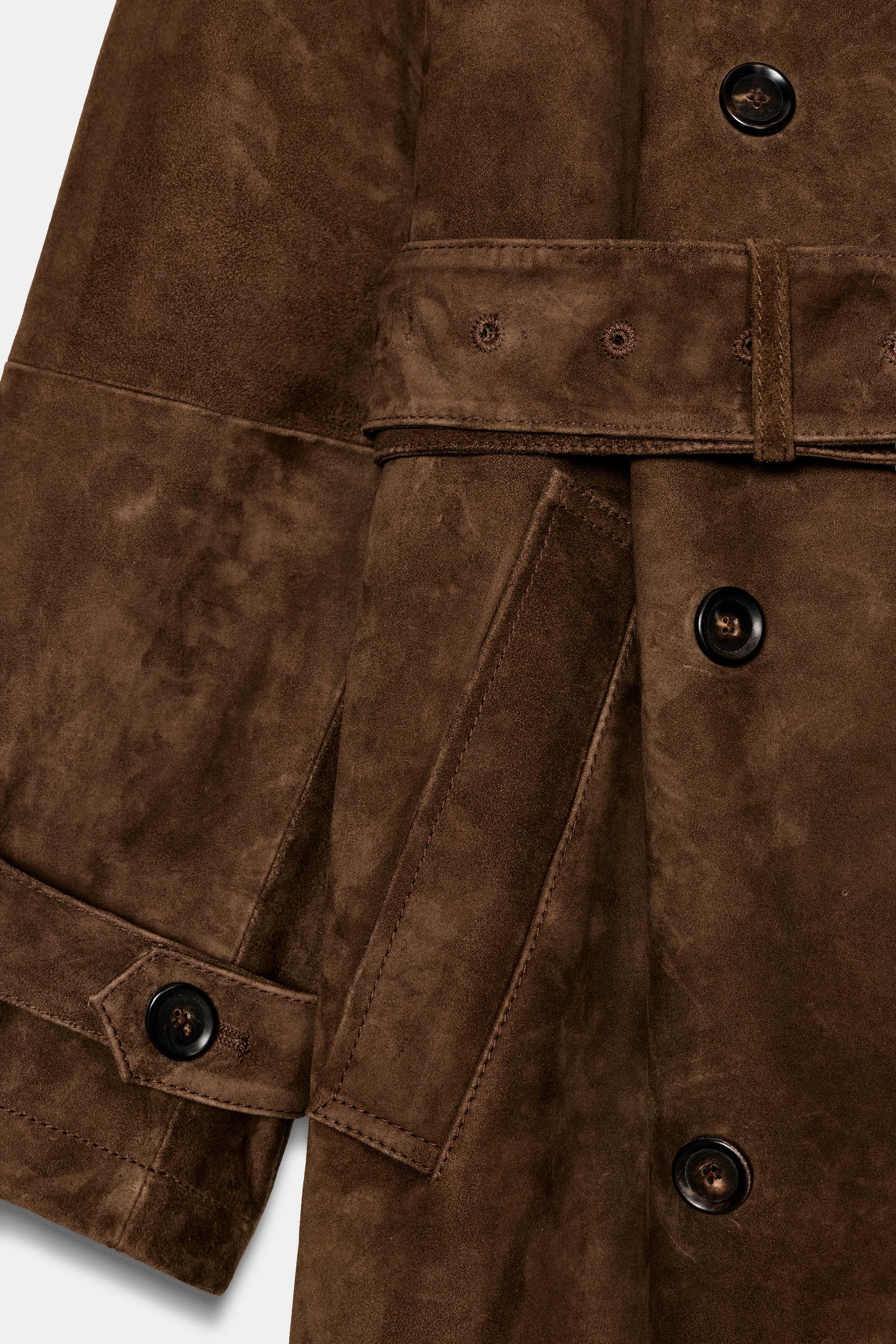 Trench-Coat en Daim
