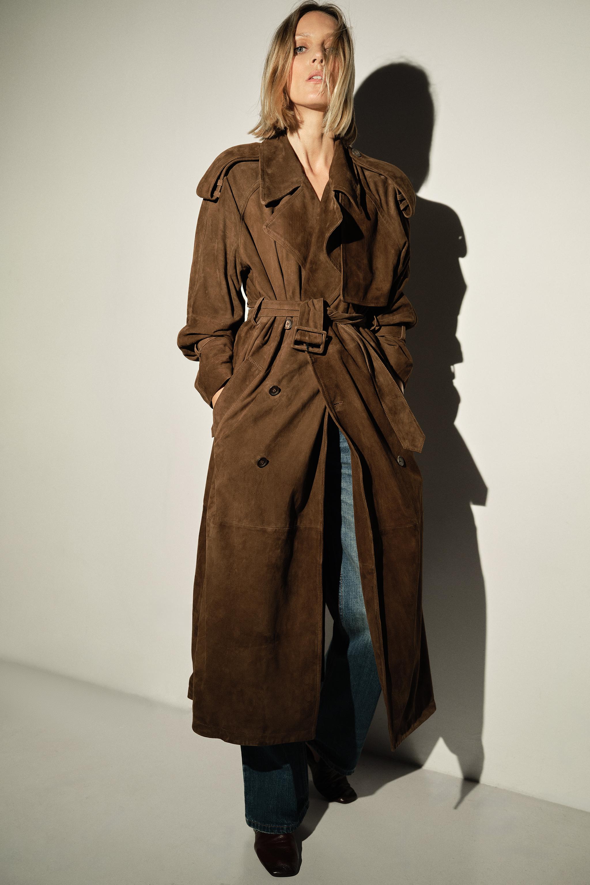 Trench-Coat en Daim