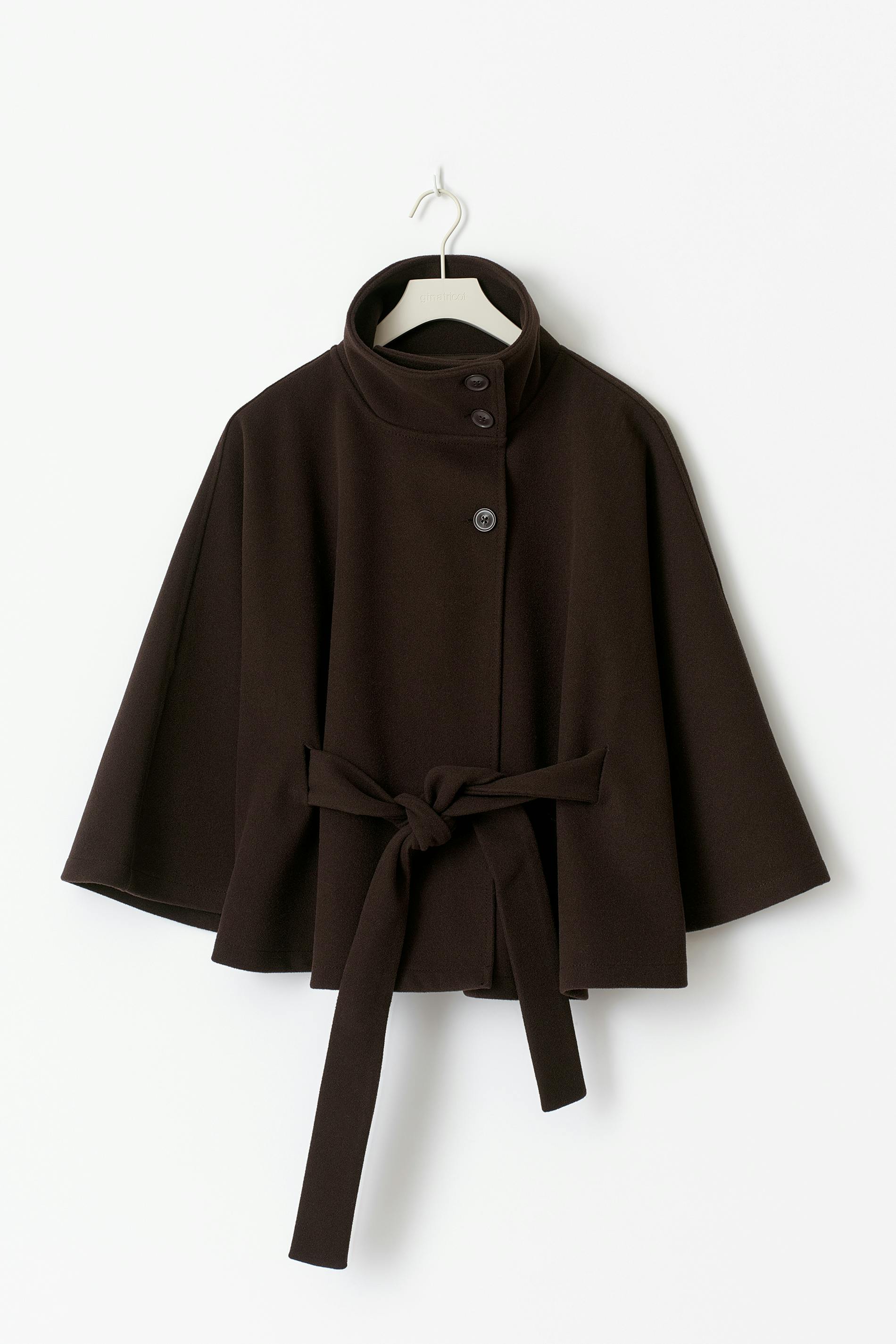 Manteau Cape avec Ceinture